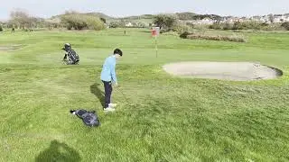 Zack Coverley Playing 9 holes at Maesdu, putting & chipping