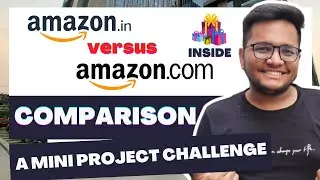 Amazon.com versus Amazon.in | Comparing products across Ecommerce Websites | Mini Project | Giveaway