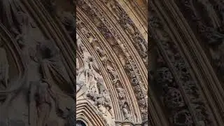close ups of Lincoln Cathedral stone masonry.  #short #architecture