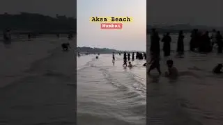 Visit to Aksa Beach Mumbai #mumbai #aksabeach #desistations #shorts