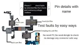 iPhone repair easy tool!Extended iPhone flex to test faults.