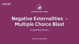 Negative Externalities - Revision Multiple Choice Blast I A Level and IB Economics
