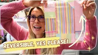 Stashbuster Dress for My Daughter (it&rsquo;s reversible!) Rainy Day Sewing Vlog