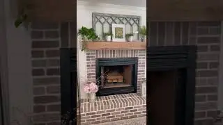 Diy fireplace makeover for your home #diyhomeprojects