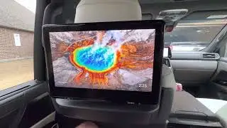 2022 Lexus LX 600 Rear Seat Entertainment with Chromecast attached to HDMI
