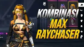 KOMBINASI SET FF BUNDLE MAX RAYCHASER !! FREE FIRE