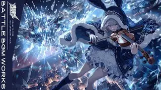 【フリーBGM】巨大な敵を水晶化して粉砕する少女｜バイオリンロック：戦闘曲 クリスタル・レクイエム