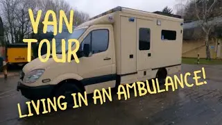 LIVING IN AN AMBULANCE CAMPER VAN CONVERSION | full time van life with @RURALLIVINGINBULGARIA