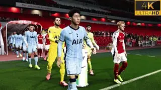 4K | PES 2025 Ultra Realism Graphics Mod | Arsenal vs Spurs | North London Derby