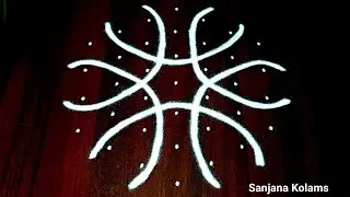 🌺7*4 Dot🌺New year🌺Margazhi🌺 Sankranti Special🌺Easy Simple Beautiful🌺Traditional Kambi Kolam