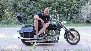 Yamaha Drag Star 1100 custom. Самый короткий обзор и немного мотивации! первый мотоцикл!