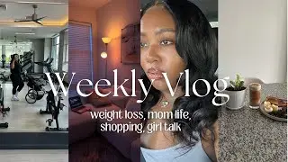 WEEKLY VLOG | 21 year old mom, weight loss updates, shopping, girl talk & more !!!!