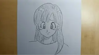 How To Draw Bulma l Dragon Ball l Step by Step l Easy Drawing