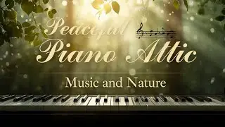 🌿 Peaceful Piano Music & Nature Sounds🎹 | Relaxing Background for Sleep and Stress Relief