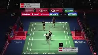 Marcus Fernaldi Gideon-Kevin Sanjaya Sukamuljo vs Li Junhui-Liu Yuchen (MDF) Japan-Open  2018