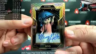 11.01.2026 2025 Topps Pixar Gold Hobby Box Random Numbers Break #15