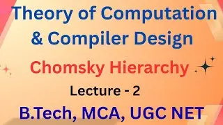 Chomsky Hierarchy Explained | Type 0, 1, 2, 3 Grammars | TOC