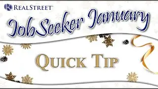 JobSeeker January Quick Tip