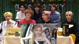 bts reaction blackpink