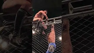 Gunther VS AJ Styles | Steel Cage Match at WWE Live Event!