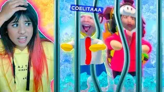RAZOR E COELHA FICARAM PRESOS E CONGELADOS NO MASSINHA DE MODELAR !