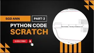 Heart disease detection with Artificial Neural Network (ANN) Python Code from scratch / ANN Python