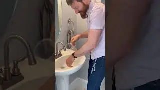 Ritual hand washing: after bathroom. Before bread. When we wake up #judaism
