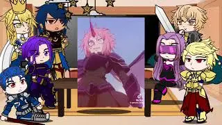 Fate stay night react to Milim nava as New servant | rimuru tempest | slime | Gacha life