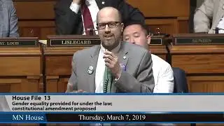Rep. Dave Pinto speaks about the Equal Rights Amendment