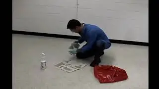 Body fluid Spill clean up