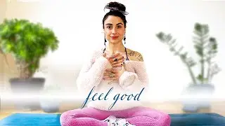 Simmer Down and Meditate to FEEL GOOD . Bedtime Yoga to Relax & Unwind