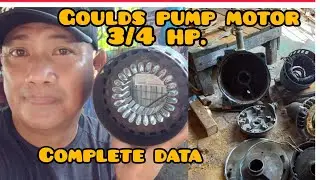 How to rewinding 3/4hp goulds pump motor@dodznb238|#09075850994