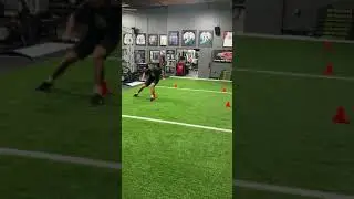 8 Cone Snake Drill Sprint Shuffle Sprint