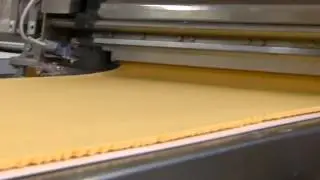 Polin pastry line from www.brookfood.co.uk making shortbread shapes - Bakery Equipment
