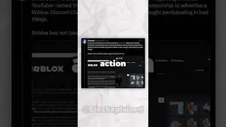 This Popular Roblox YouTuber Promoted Something HIGHLY Illegal... 💀 #roblox #snunt #robloxnews #fyp