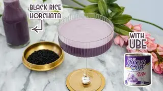 Forbidden Love Cocktail | Black Rice Horchata Cocktail