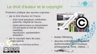C2i - Documents num&eacute;riques : [M7] 2 - Droit d'auteur, copyright et licences de libre diffusion