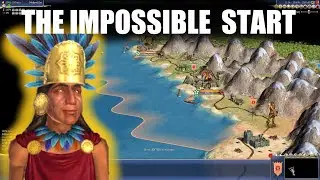 КАРТА МИРА 1000 г. н.э. Испытание Божеств - Civ4 - Игра 17 - ИНКИ (Застрял между ГОРАМИ и ОКЕАНОМ)