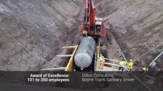Award of Excellence 101 to 350 employees Dillon Consulting