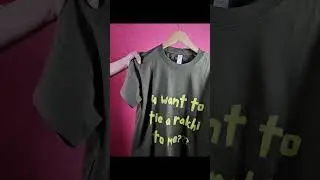 rakhi t shirt #rakhifun #rakhigift #rakhi #maddr #student #college #girls
