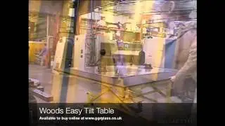 Woods Easy Tilt Glass-cutting Table