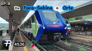 Da FARA-SABINA a ORTE a bordo dell'HTR412-016! | VIAGGI IN TRENO EP.8