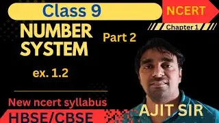 Number system// class 9 chapter 1//ex 1.2 // #maths #ncert #class9math #hbse #bseh #viralvideo