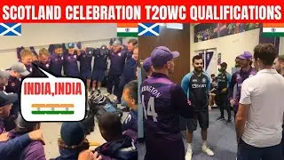Scotland Cricket Dressing Room Mein Gunja INDIA INDIA 🇮🇳 | Viral celebration Scotland dressing room