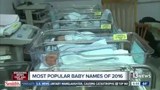 The most popular baby names of 2016