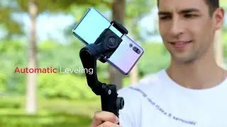 Bomaker Gimbal Stabilizer for Smartphone, 3-Axis Phone Gimbal Handheld Stabilizer Foldable.