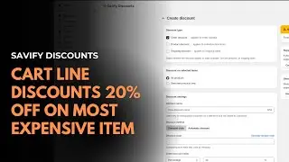 Shopify Cart Line Discounts on Most Expensive Item | Savify | KlinKode