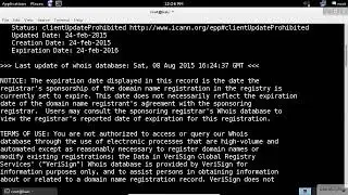 Whois ｜ Information Gathering