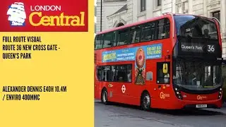 Full Route Visual + *DIVERSION* | London Central Route 36 New Cross Gate - Queen’s Park