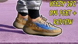 YEEZY BOOST 380 BLUE OAT ON FEET + REVIEW